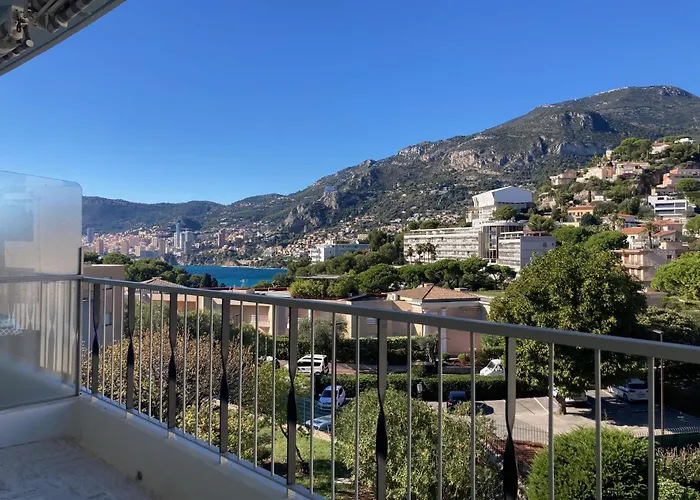 Studio Vue Mer, 10 Min De Monaco !