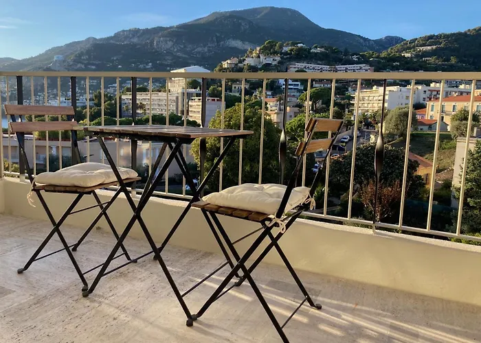 Studio Vue Mer, 10 Min De Monaco !